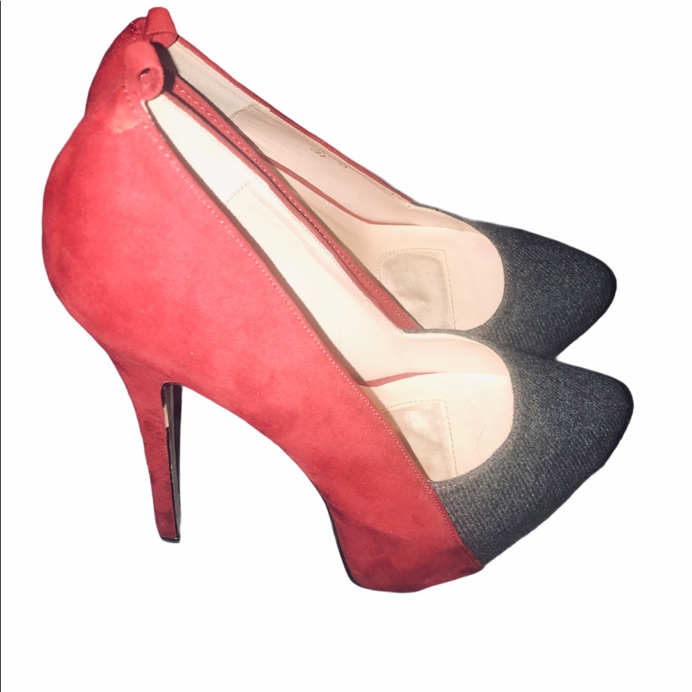 Suede platform pumps - Picture 4 of 7